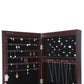 Brown Standing Jewelry Armoire FredCo