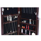 Brown Standing Jewelry Armoire FredCo