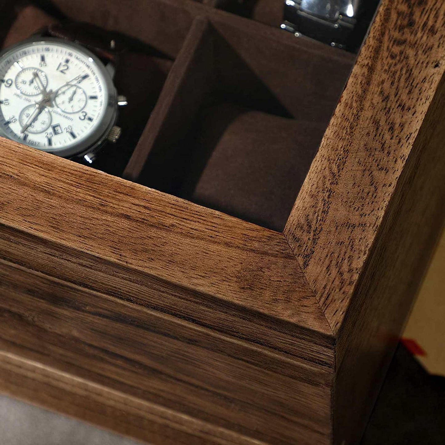 Brown Storage Box for Watch & Jewelry FredCo
