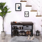 Brown Storage Shoe Bench FredCo