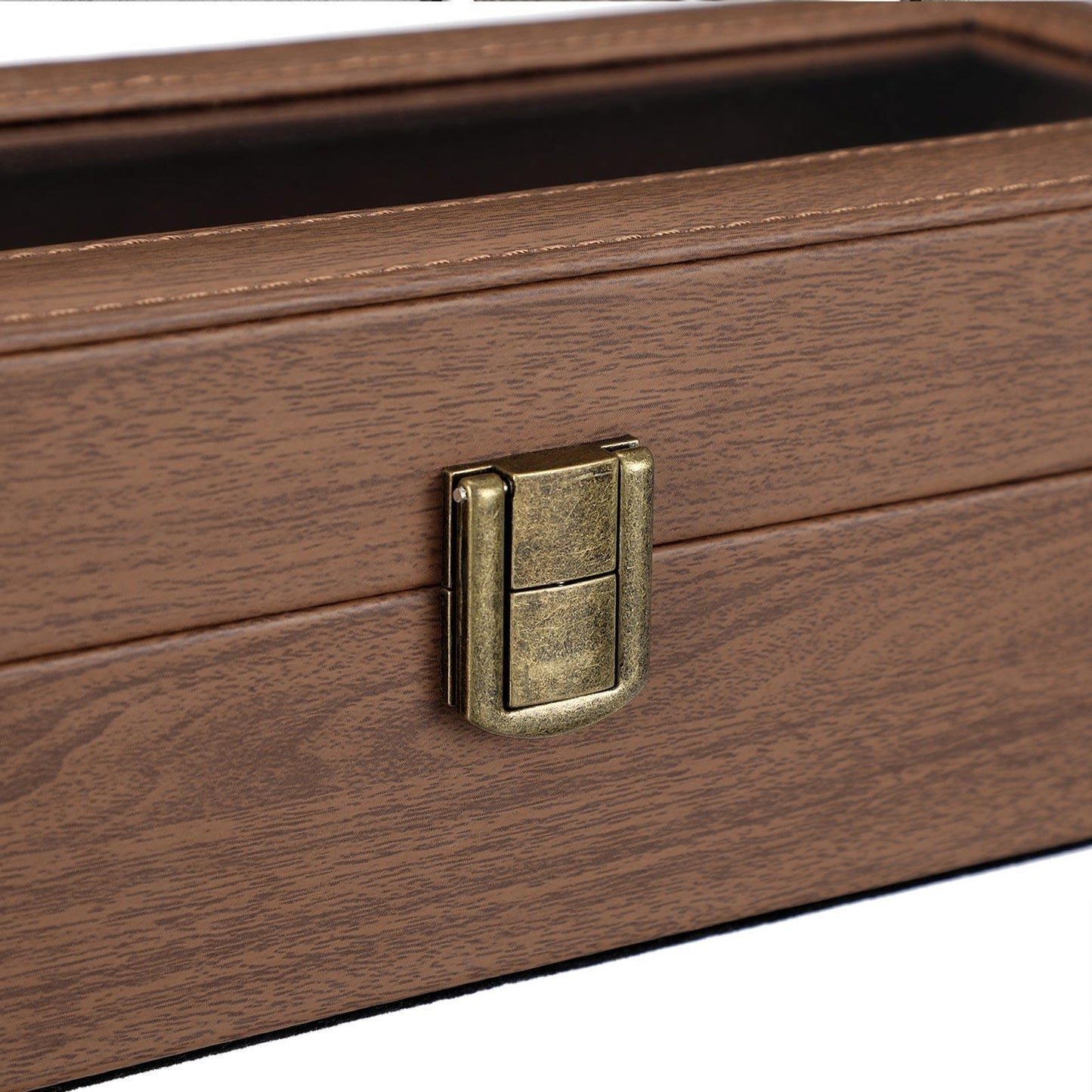 Brown Watch Box with 6 Slots FredCo