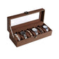 Brown Watch Box with 6 Slots FredCo