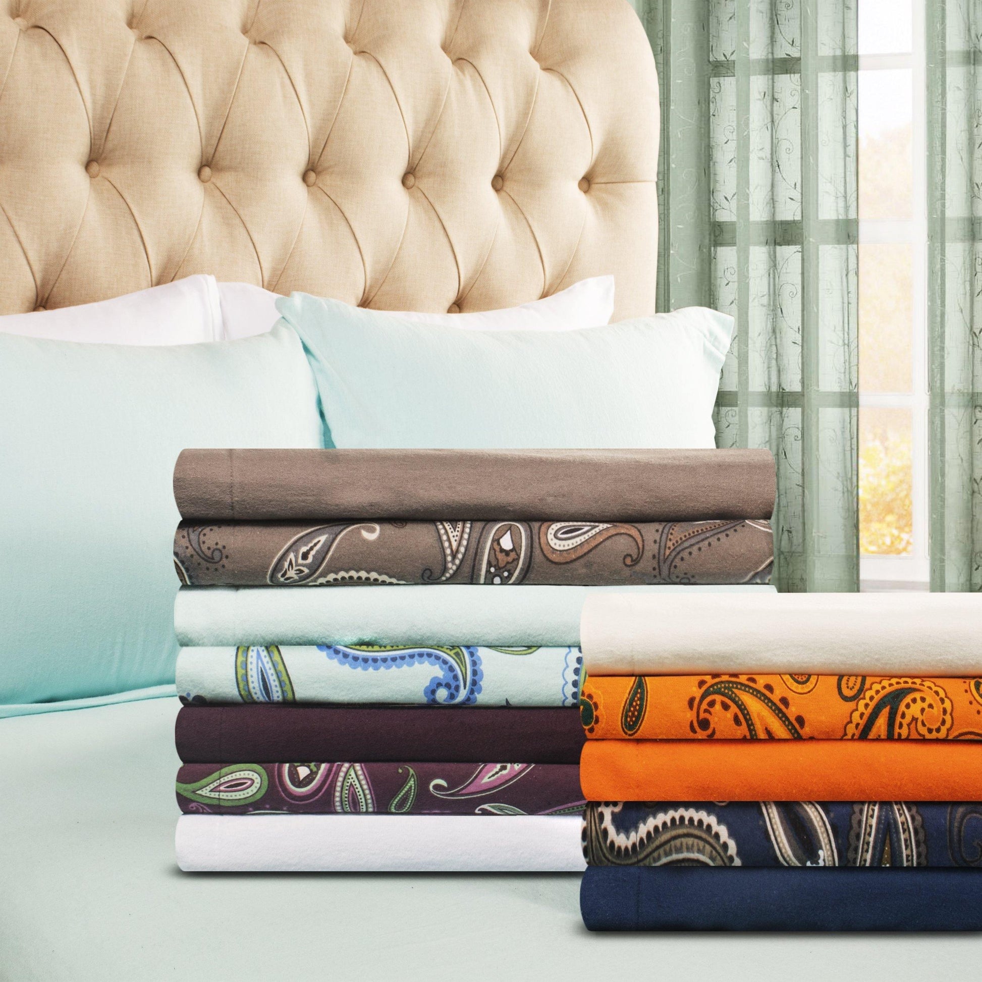 Brushed Cotton Flannel Pillowcase Set FredCo