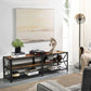 BRYCE Industrial 3-Tier TV Stand FredCo