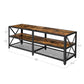 BRYCE Industrial 3-Tier TV Stand FredCo
