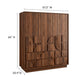 Bulwark 3-Door Wardrobe Closet by Modway FredCo
