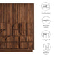 Bulwark 3-Door Wardrobe Closet by Modway FredCo