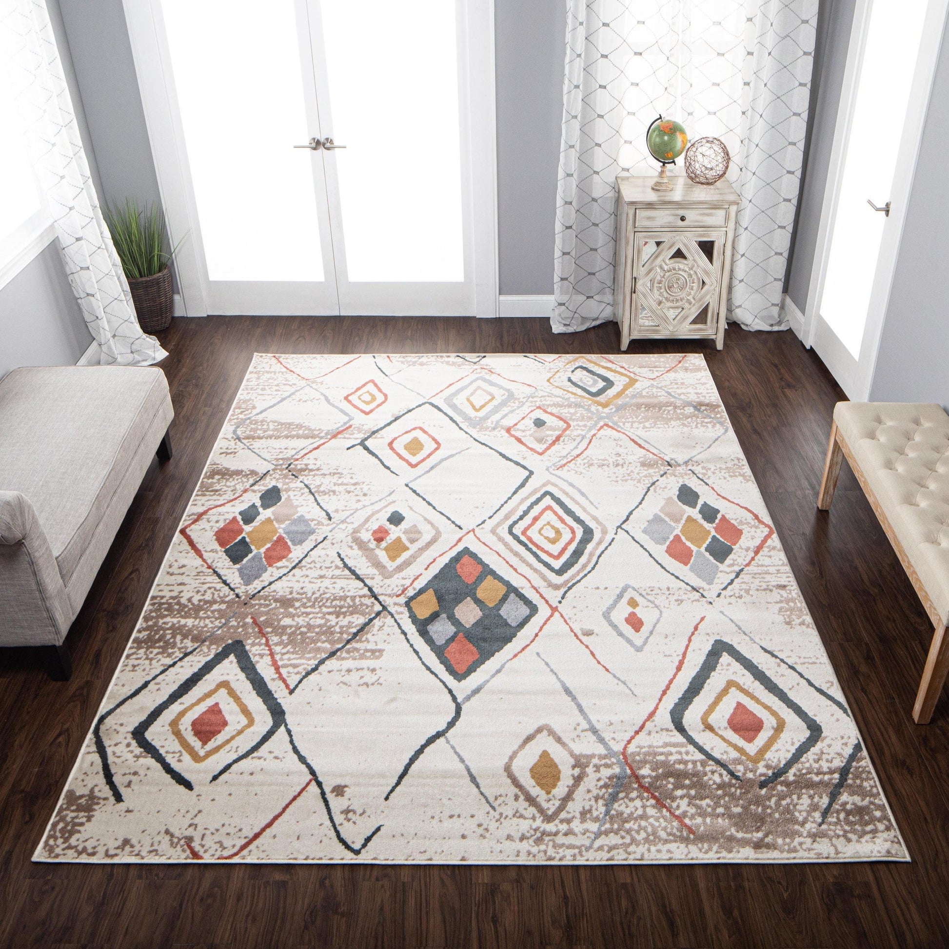 Burin Southwestern Geometric Rug FredCo