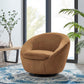 Buttercup Performance Velvet Swivel Chair, EEI-5007 FredCo
