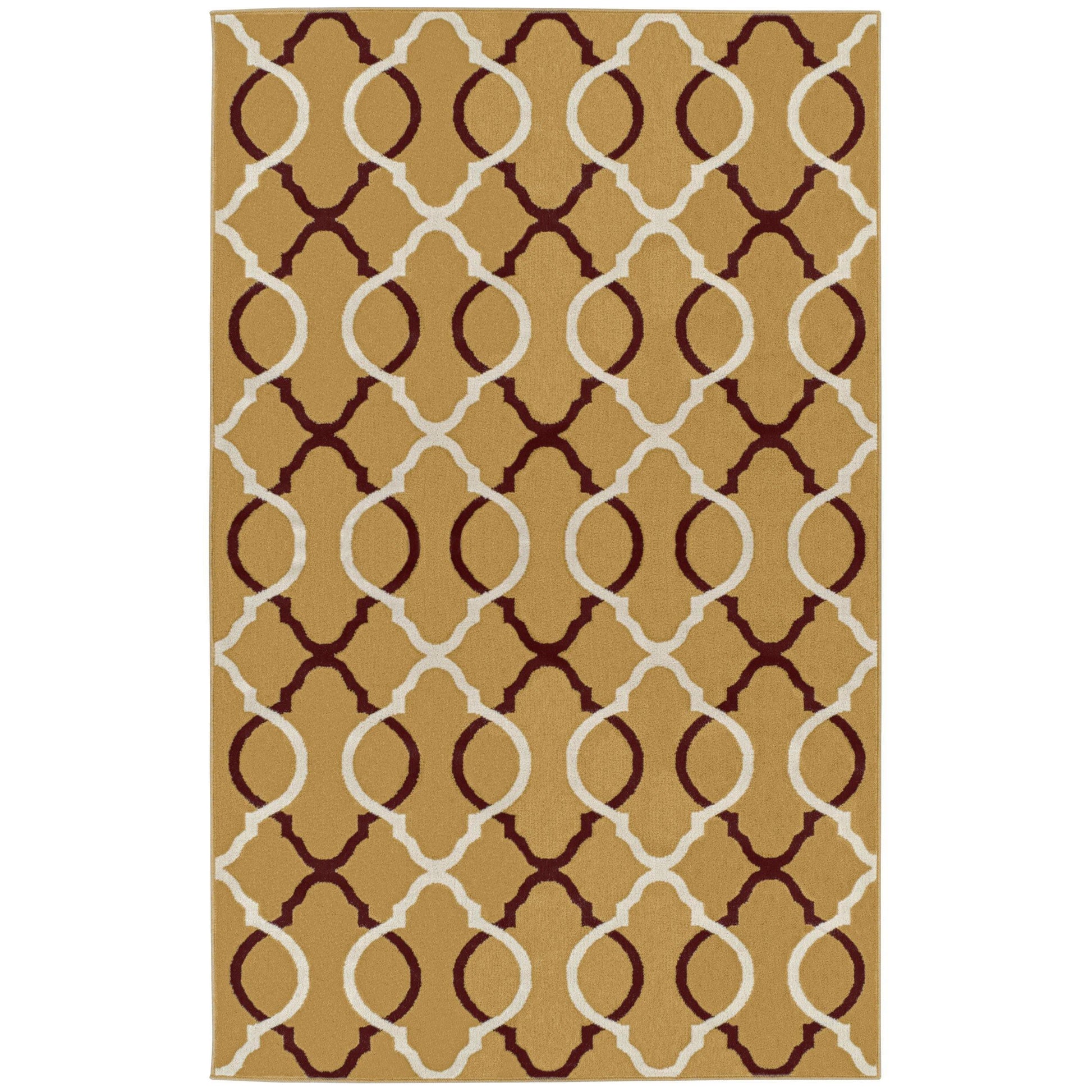 Cadena Vintage Contemporary Trellis Rug FredCo