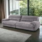 Cadenza Gray Corduroy Loveseat FredCo