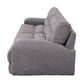 Cadenza Gray Corduroy Loveseat FredCo