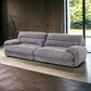 Cadenza Gray Corduroy Loveseat FredCo