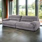 Cadenza Gray Corduroy Sofa FredCo