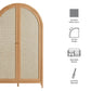 Calista 79" Tall Wide Rattan Arched Storage Cabinet by Modway EEI-7294 FredCo