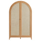 Calista 79" Tall Wide Rattan Arched Storage Cabinet by Modway EEI-7294 FredCo