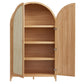 Calista 79" Tall Wide Rattan Arched Storage Cabinet by Modway EEI-7294 FredCo
