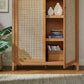 Calista 79" Tall Wide Rattan Arched Storage Cabinet by Modway EEI-7294 FredCo