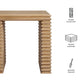 Canto Square 24" Stacked Design End Table by Modway EEI-7349 FredCo