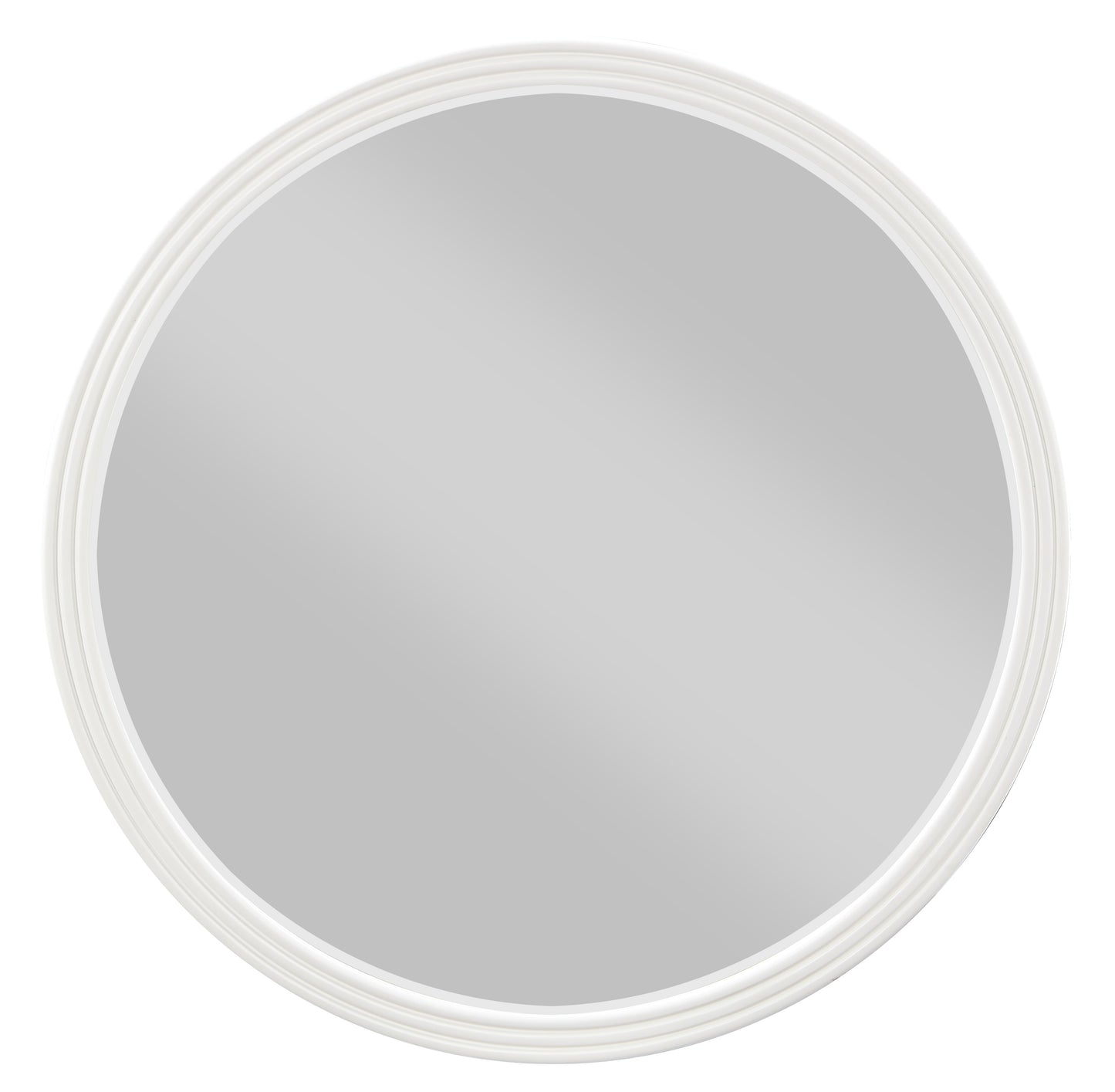 Carena Gray Round Mirror FredCo