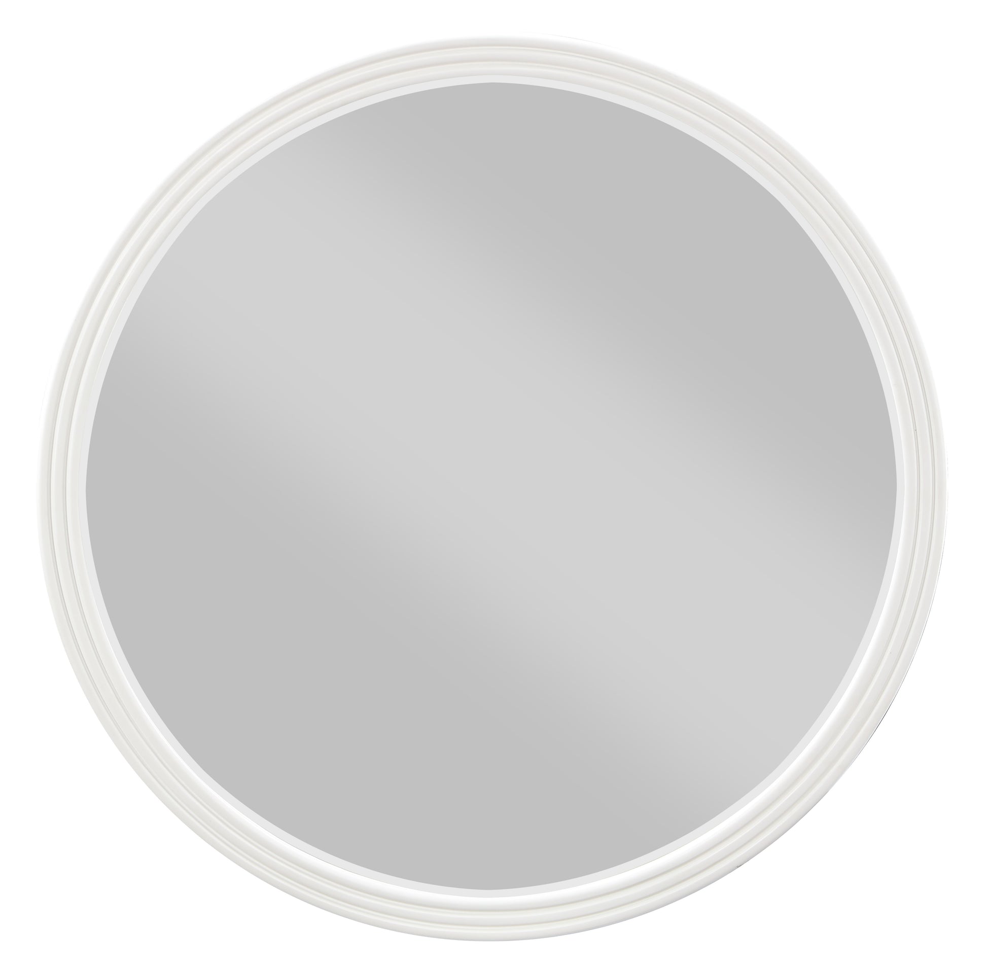 Carena Gray Round Mirror FredCo