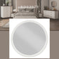 Carena Gray Round Mirror FredCo