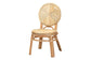 Carita Modern Bohemian Natural Brown Rattan 5-Piece Dining Set FredCo