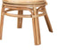 Carita Modern Bohemian Natural Brown Rattan 5-Piece Dining Set FredCo