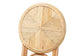 Carita Modern Bohemian Natural Brown Rattan Dining Chair FredCo