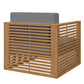 Carlsbad 3-Piece Teak Wood Outdoor Patio Set, EEI-5838 FredCo