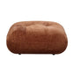 Carrick Beige Sandwich Mesh Fabric Ottoman FredCo
