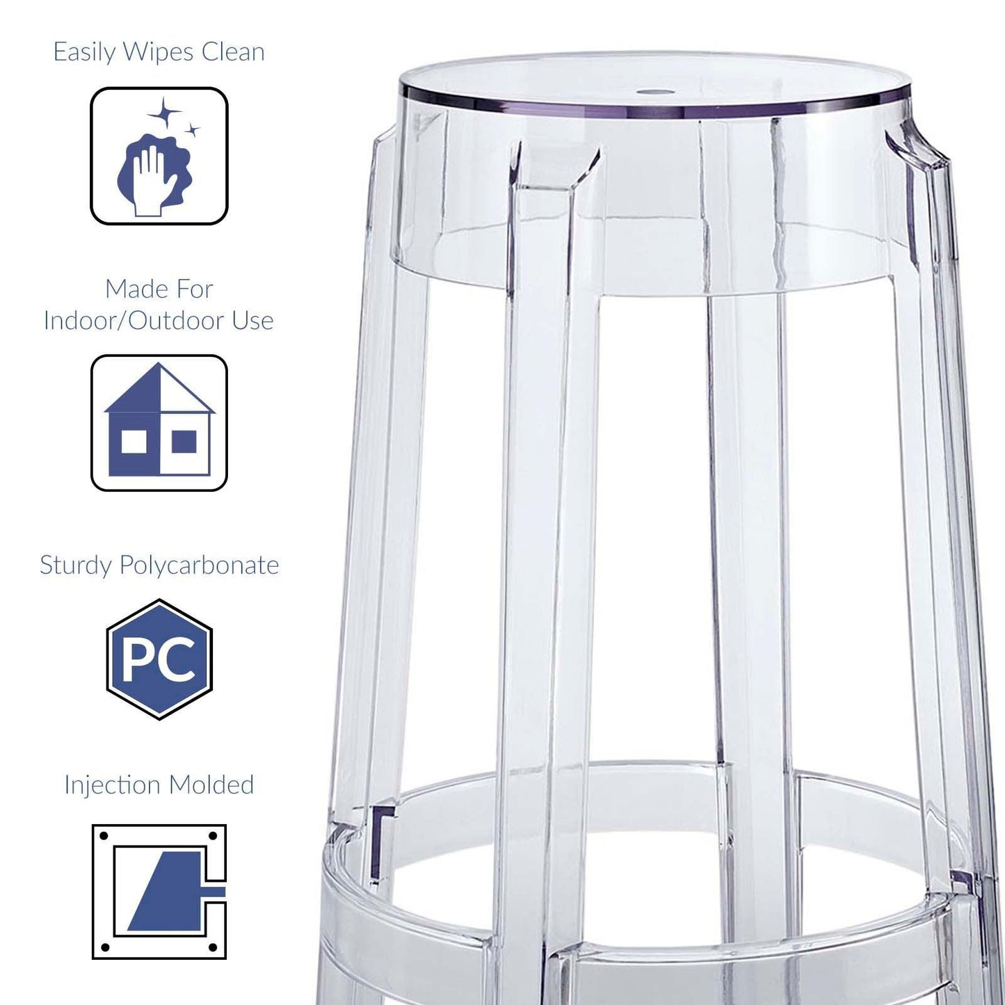 Casper Bar Stool Set of 2, EEI-909- FredCo