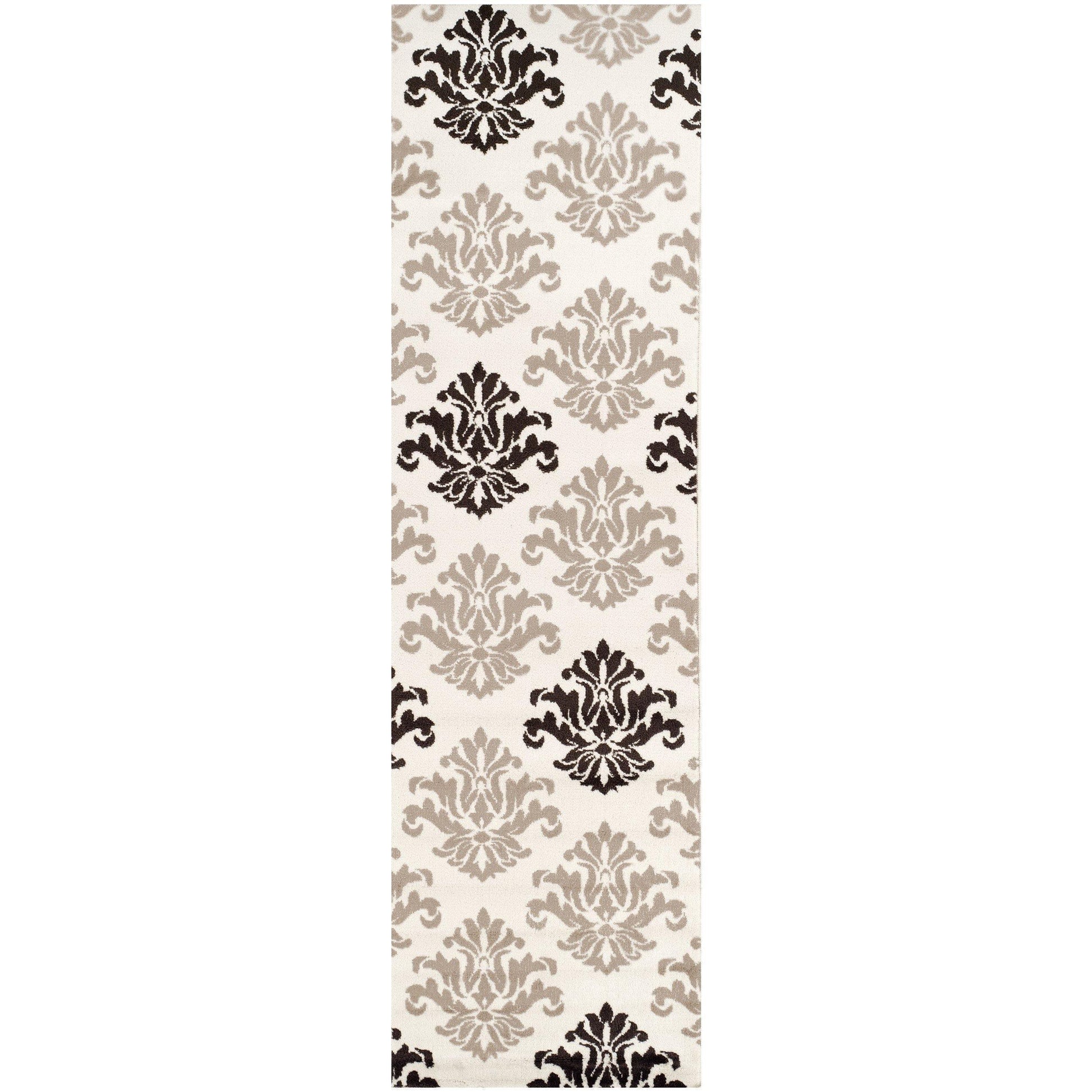 Casper Vintage Floral Damask Rug FredCo