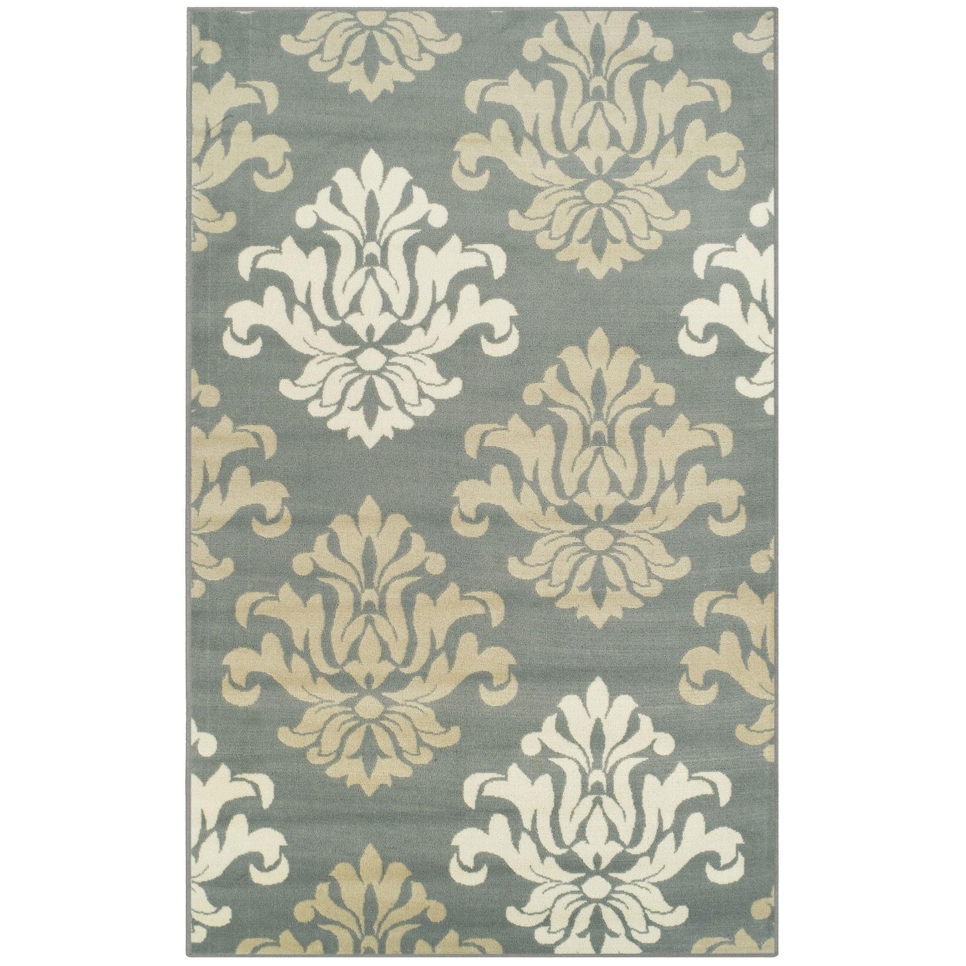 Casper Vintage Floral Damask Rug FredCo