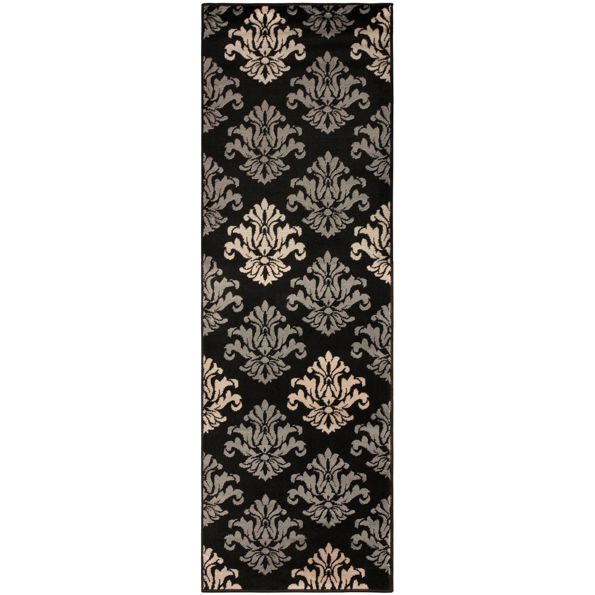 Casper Vintage Floral Damask Rug FredCo