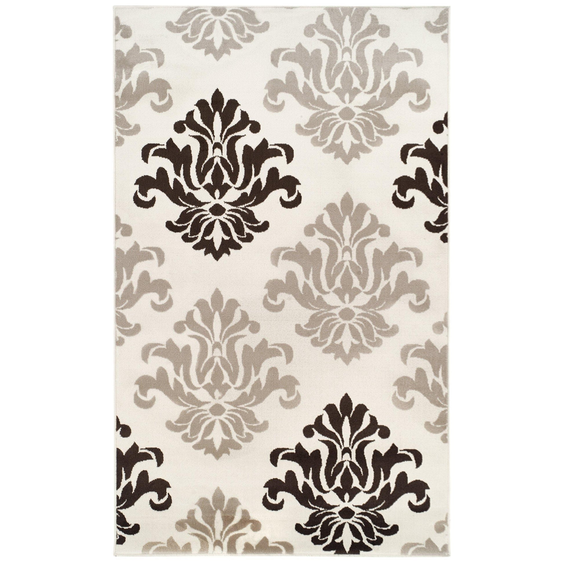 Casper Vintage Floral Damask Rug FredCo