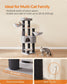 Cat Tree Gray and Black FredCo