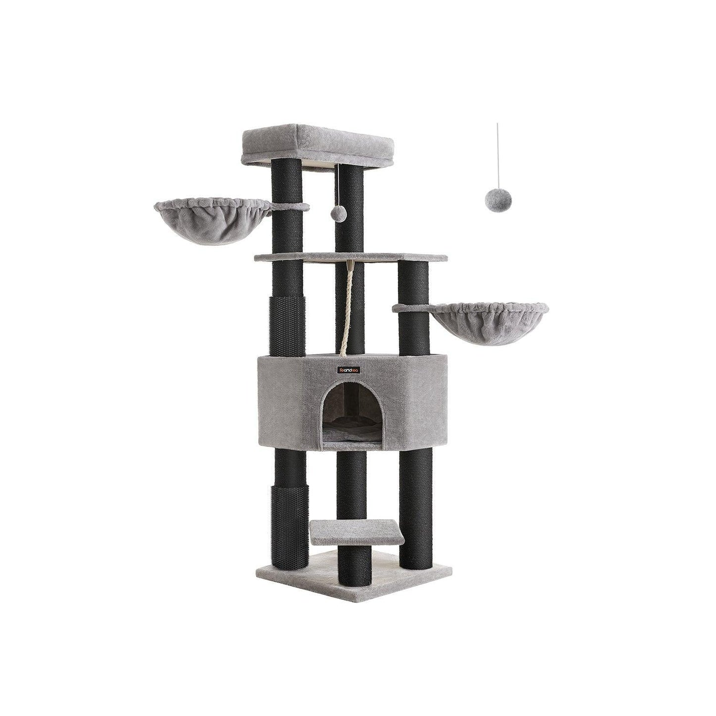 Cat Tree Gray and Black FredCo