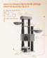 Cat Tree Gray and Black FredCo