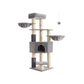 Cat Tree Gray and White FredCo