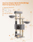 Cat Tree Gray and White FredCo