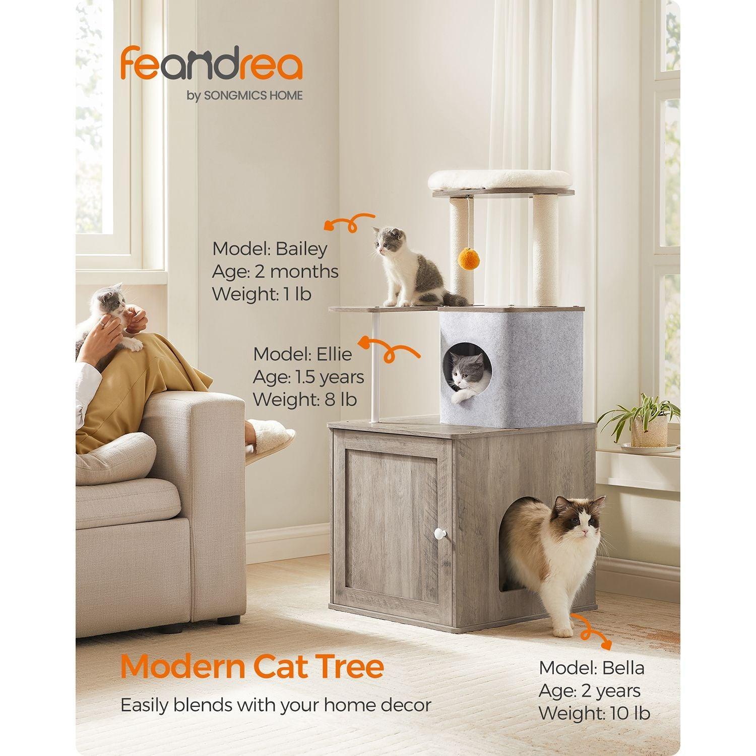 Cat Tree with Litter Box Enclosure FredCo