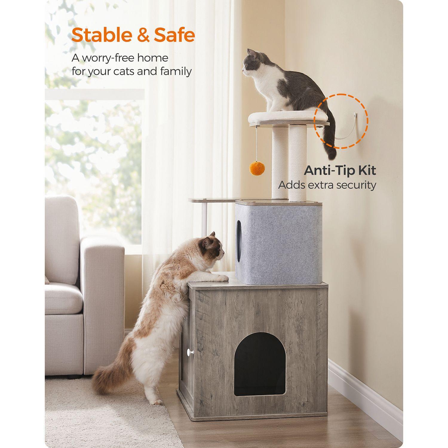 Cat Tree with Litter Box Enclosure FredCo