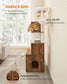 Cat Tree with Litter Box Enclosure and Scratching Posts FredCo