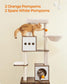 Cat Tree with Litter Box Enclosure and Scratching Posts FredCo