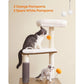 Cat Tree with Litter Box Enclosure Rustic Brown FredCo