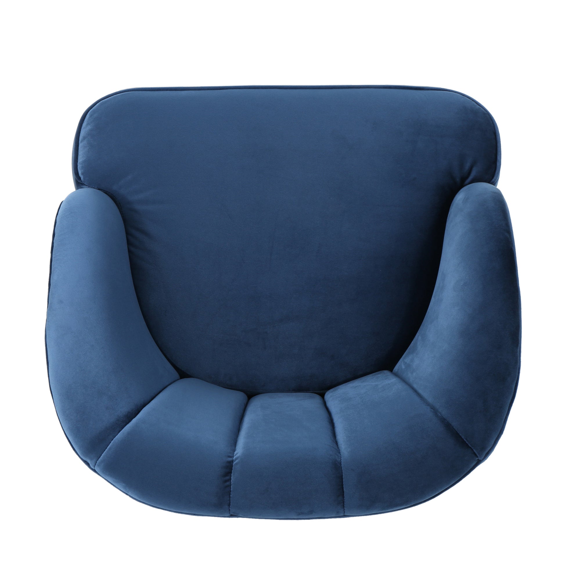 Accent Chair, Club Armchair, Modern Reading Chair, Antique Navy Blue Altay Velvet FredCo