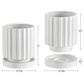 Ceramic Plant Pot Ribbed FredCo
