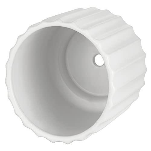 Ceramic Plant Pot Ribbed FredCo
