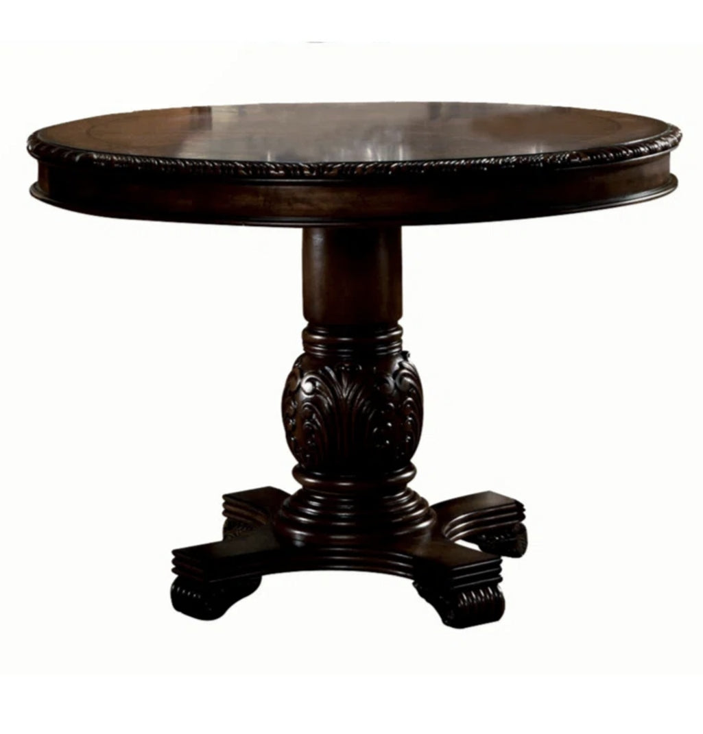 Chateau De Ville Espresso Finish Counter Height Table FredCo